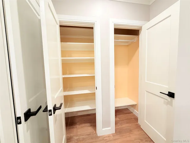 a view of a walk in closet