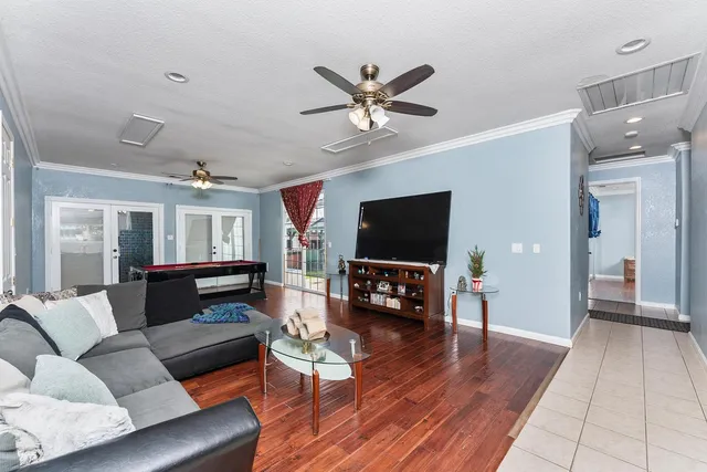 a view of a golf course with a lake