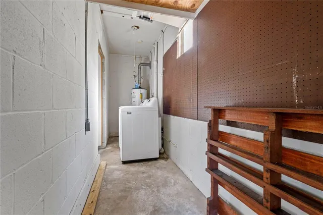a view of a storage & utility room