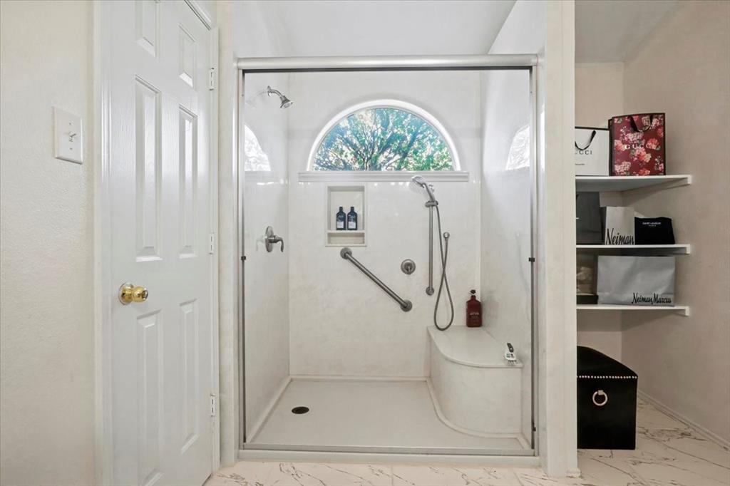 1412 Cheyenne Road Wylie, TX 75098 - Photo 19 of 24 Full bathroom with a stall shower and light marble finish floors