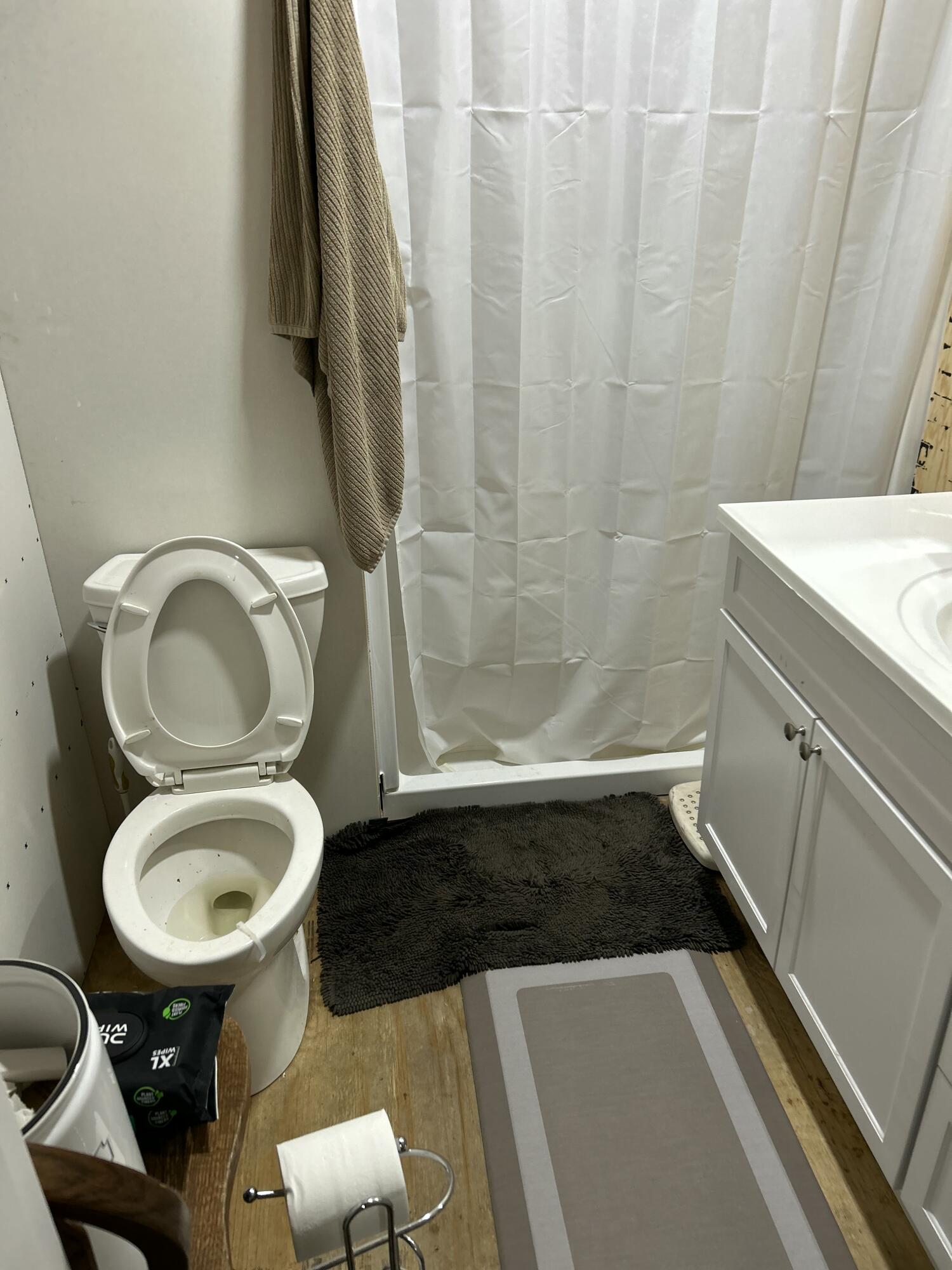 54252 North Ironwood Road South Bend, IN 46635 - Photo 12 of 21 a bathroom with a sink a toilet and a shower