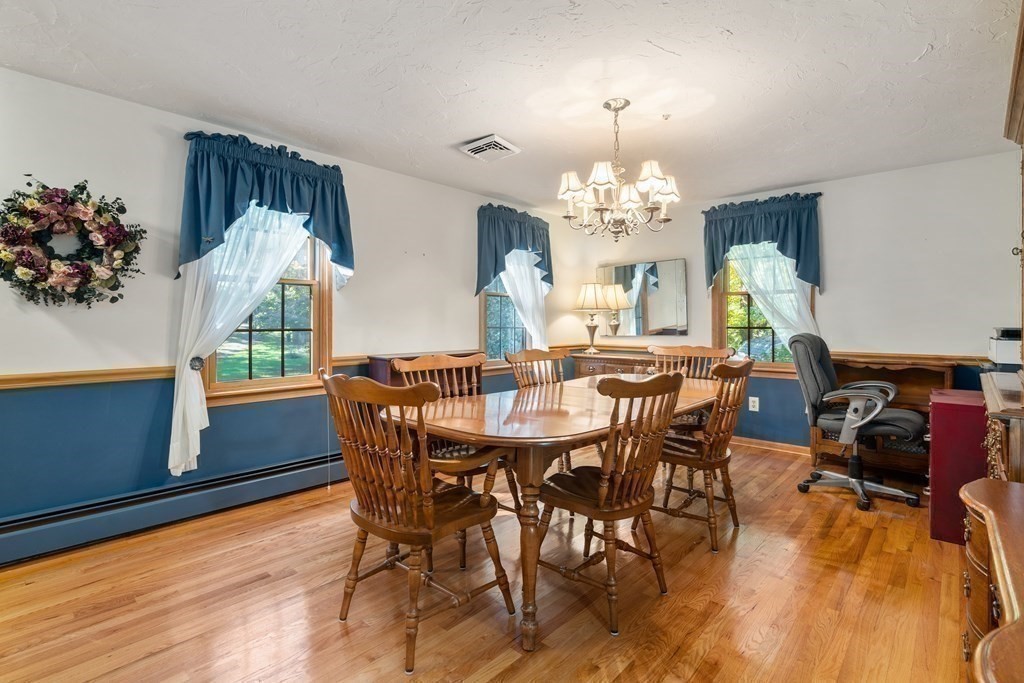 22 Robbin Road Canton, MA 02021 - Photo 16 of 40 a view of a dining room with furniture window and wooden floor
