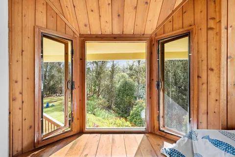 a view of a room with window