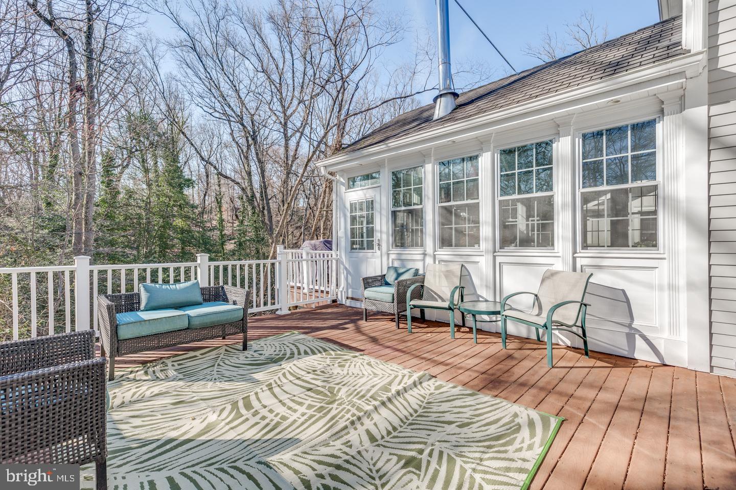 14 Partridge Court Cherry Hill, NJ 08003 - Photo 33 of 65 Deck off the sunroom
