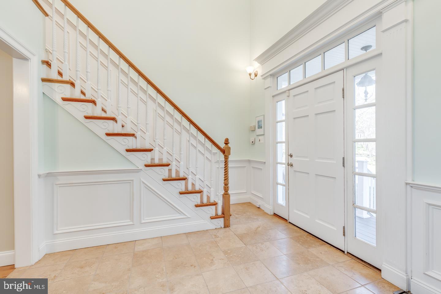 14 Partridge Court Cherry Hill, NJ 08003 - Photo 6 of 65 Light filled foyer - wainscotting & transom