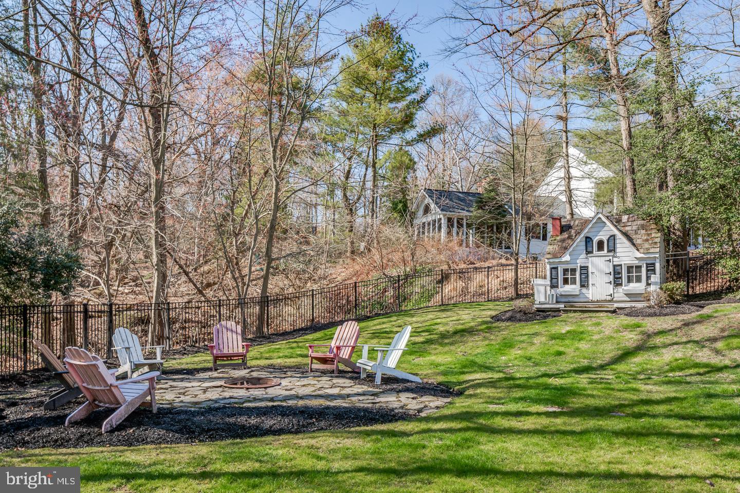 14 Partridge Court Cherry Hill, NJ 08003 - Photo 54 of 65 Peaceful yard with built in fire pit