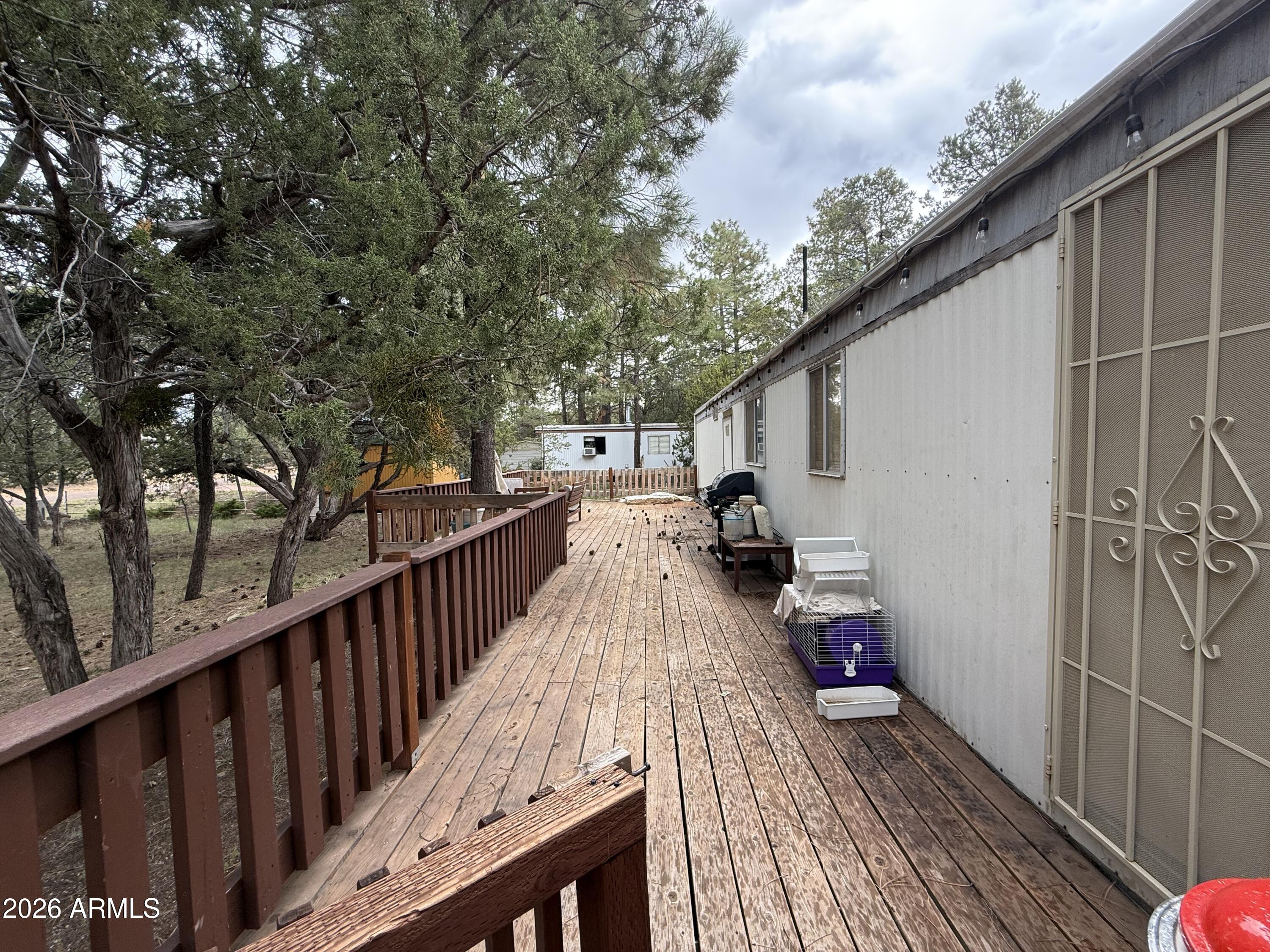 2953 Wildcat Trail Overgaard, AZ 85933 - Photo 4 of 22 a view of deck with patio