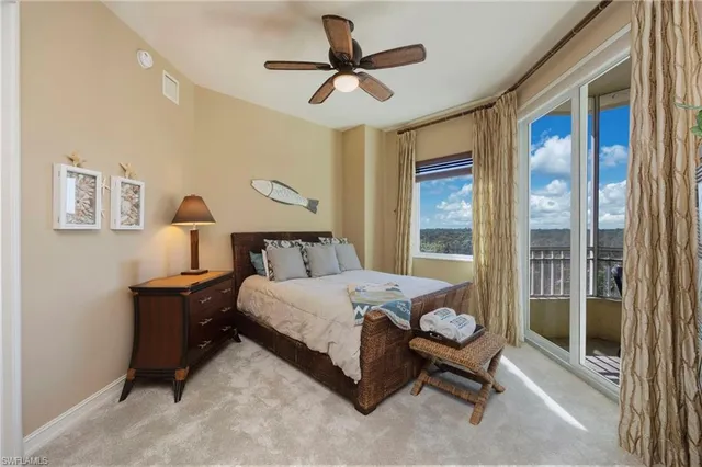 a view of a balcony with chair and table