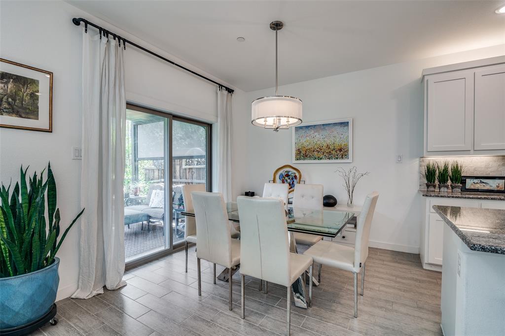 2724 Splendor Lane Little Elm, TX 75068 - Photo 11 of 25 a view of a dining room with furniture window and wooden floor