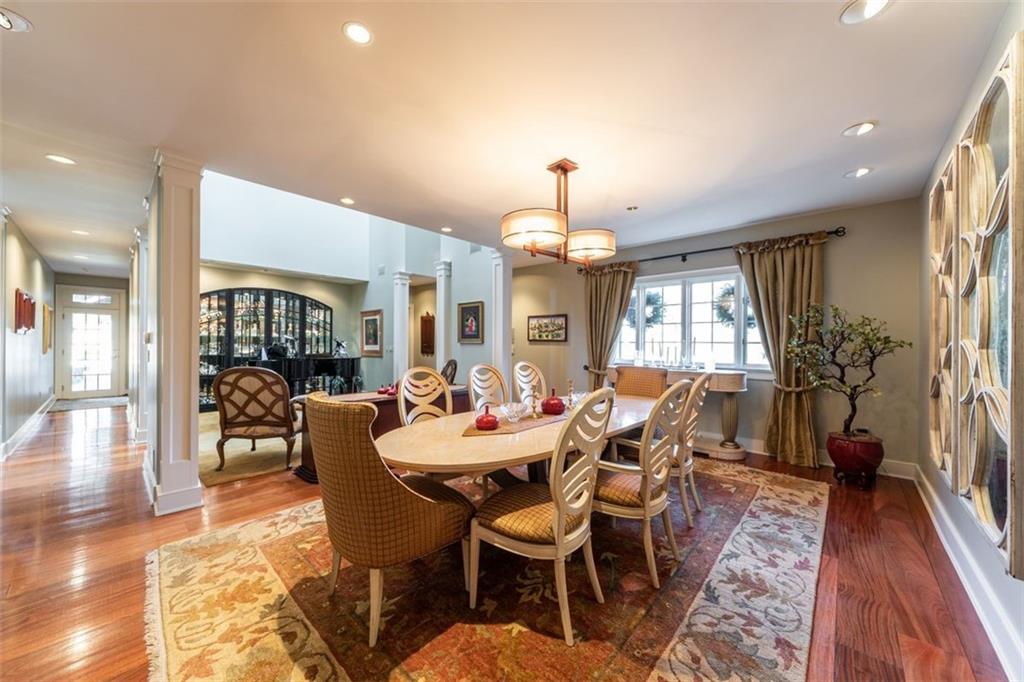 310 Mingo Road Wexford, PA 15090 - Photo 4 of 45 a view of a dining room with furniture window and wooden floor