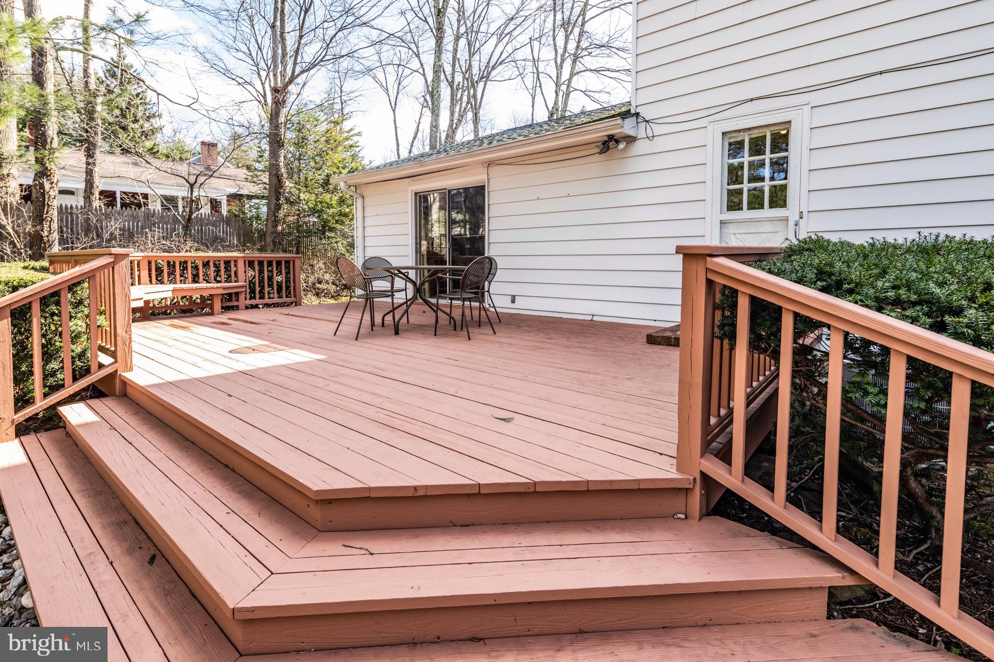 46 Terhune Road Princeton, NJ 08540 - Photo 22 of 36 Deck with Built-in Bench