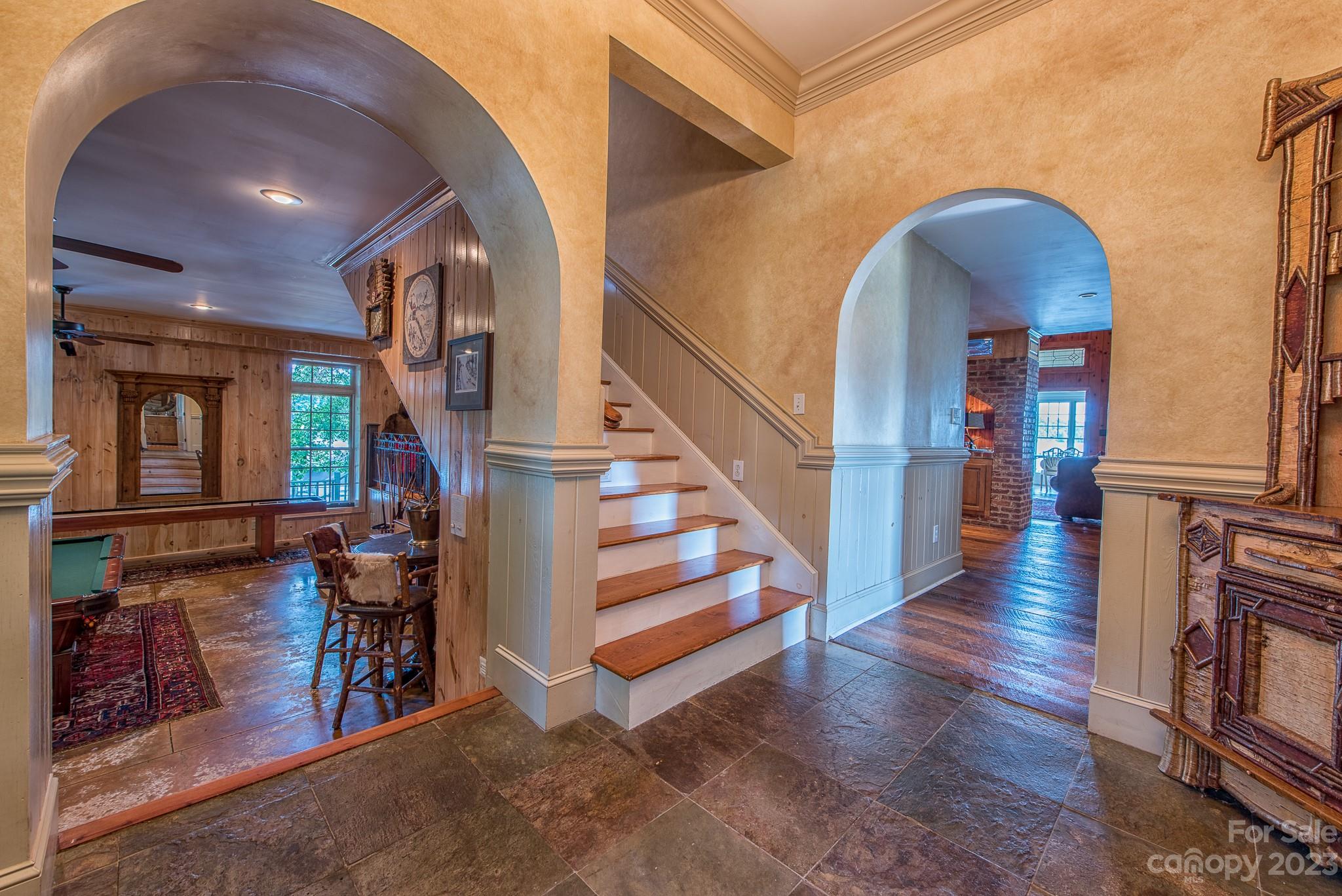 135 Winston Way Troutman, NC 28166 - Photo 15 of 48 a view of entryway and hall with wooden floor