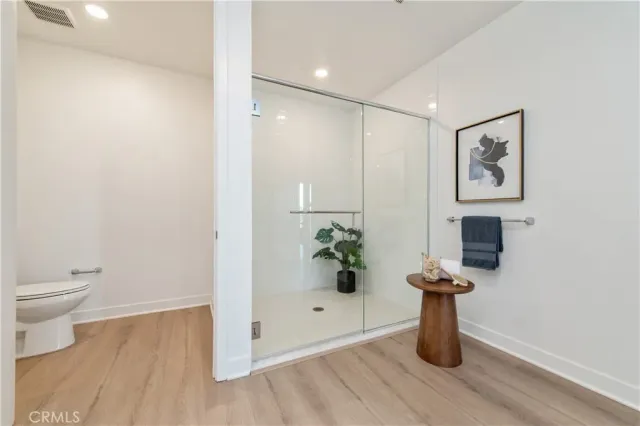 a balcony with a water view