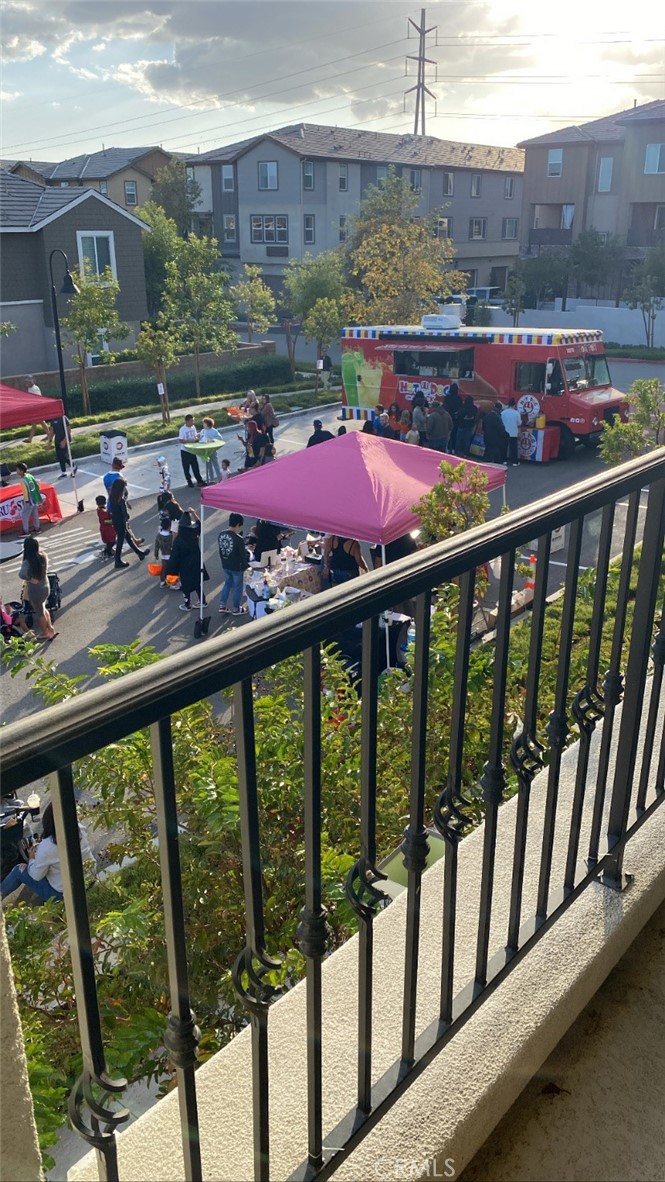 12228 Veranda Drive Rancho Cucamonga, CA 91739 - Photo 14 of 23 a view of a balcony with an outdoor seating