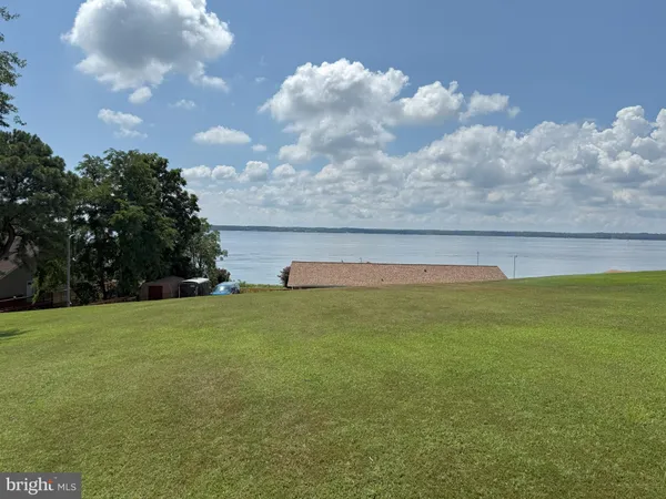 a view of lake and mountain