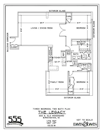 $6,665 | 555 South Old Woodward Avenue, Unit 1009, Birmingham, MI 48009