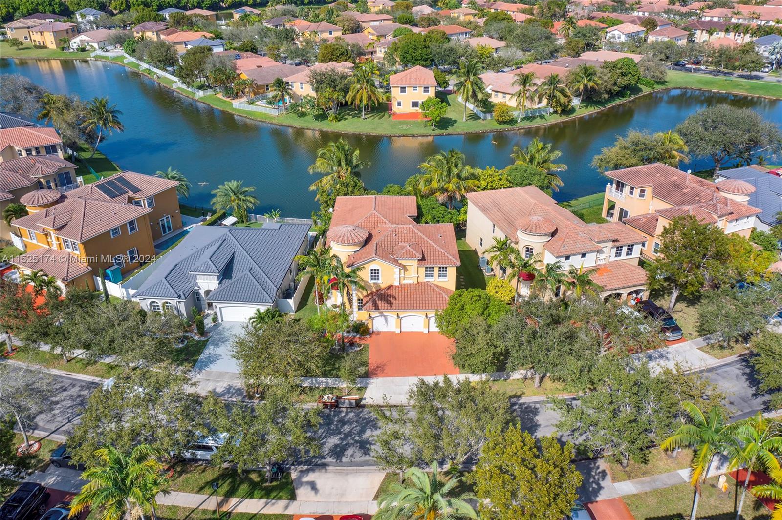 14093 Southwest 53rd Street Miramar, FL 33027 - Photo 2 of 45 an aerial view of a houses with outdoor space and lake view