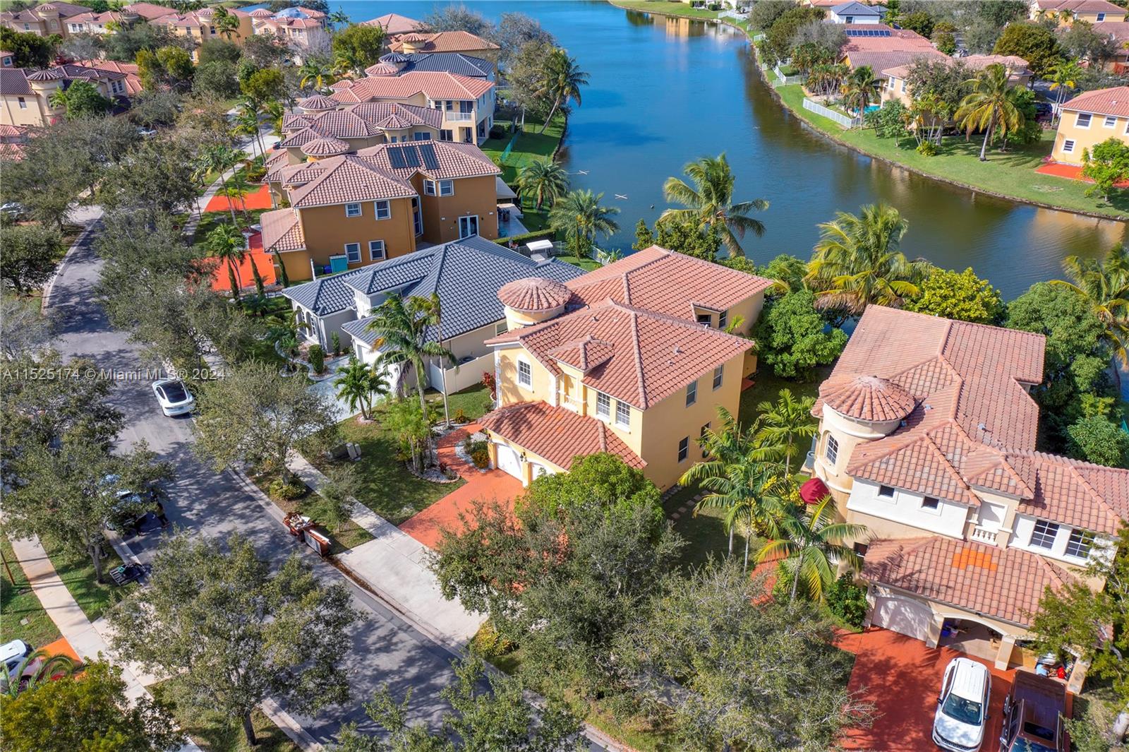 14093 Southwest 53rd Street Miramar, FL 33027 - Photo 5 of 45 an aerial view of a houses with outdoor space and a lake view