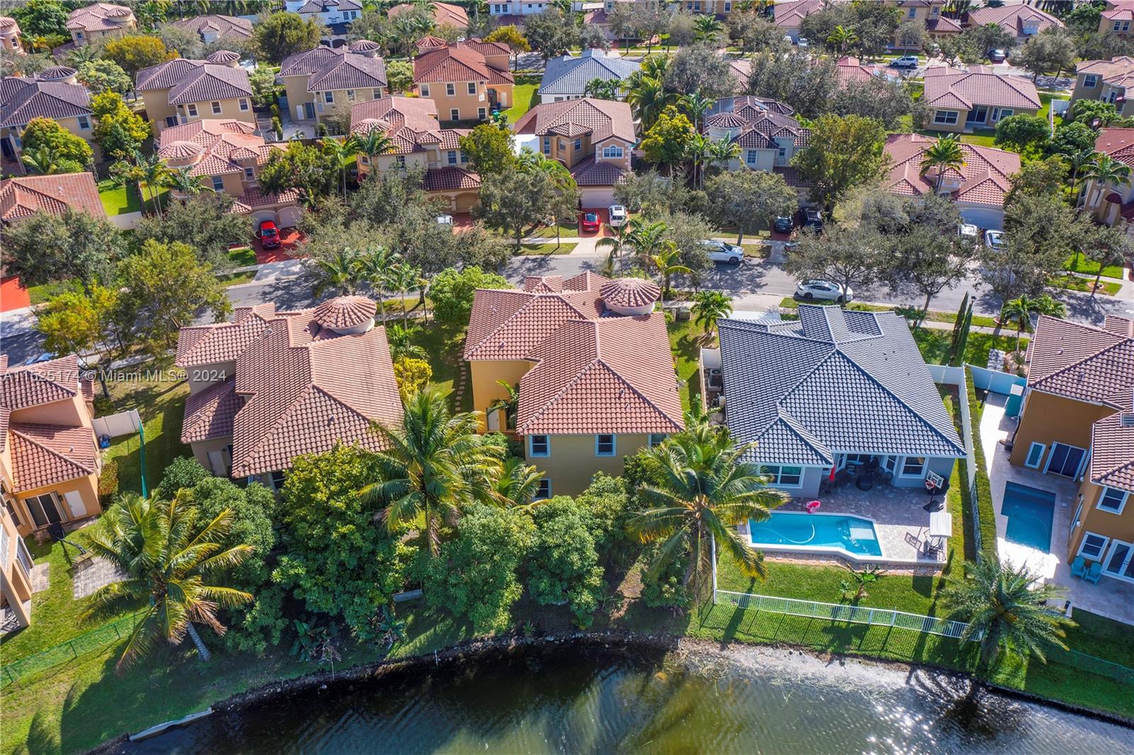 14093 Southwest 53rd Street Miramar, FL 33027 - Photo 6 of 45 an aerial view of house with yard