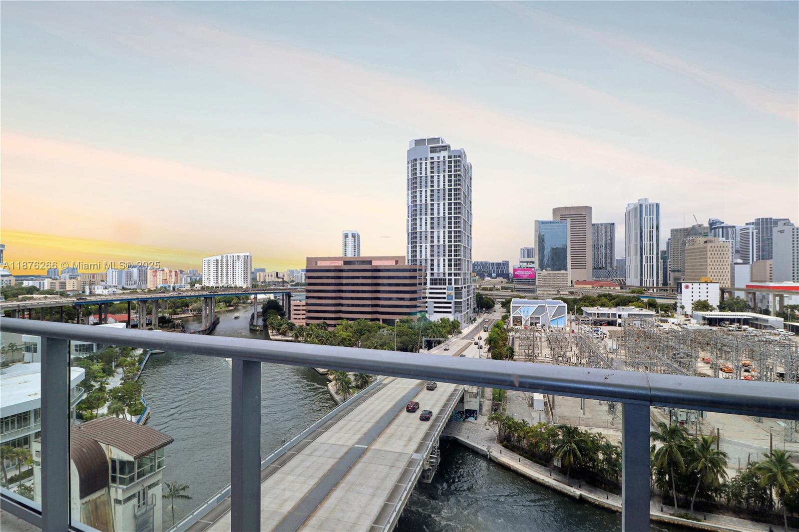 185 Southwest 7th Street, Unit 2900 Miami, FL 33130 - Photo 23 of 25 a view of a balcony with city