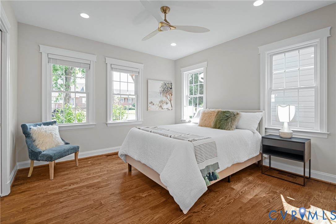 4705 Fitzhugh Avenue Richmond, VA 23230 - Photo 23 of 50 a bedroom with a bed and a window