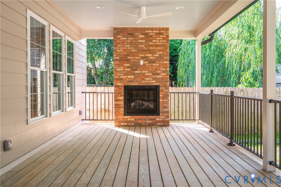 4705 Fitzhugh Avenue Richmond, VA 23230 - Photo 46 of 50 a view of outdoor space with deck and furniture