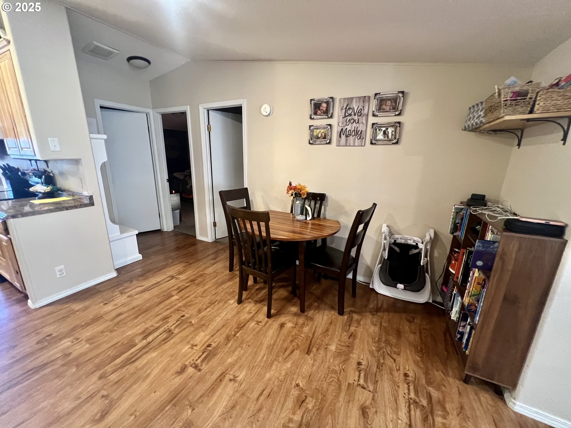548 Pioneer Court Union, OR 97883 - Photo 7 of 18 a view of a dining room with furniture and wooden floor