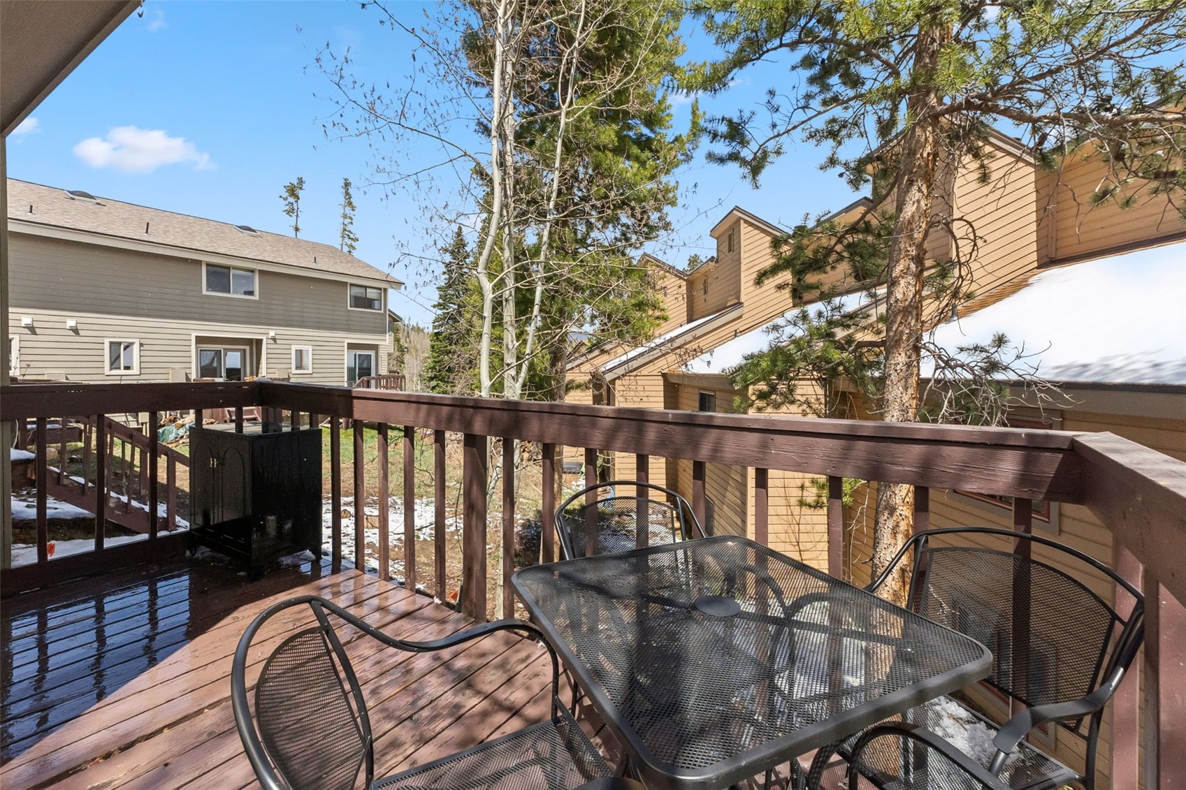 6920 Ryan Gulch Road, Unit 6920 Silverthorne, CO 80498 - Photo 35 of 48 Large Deck