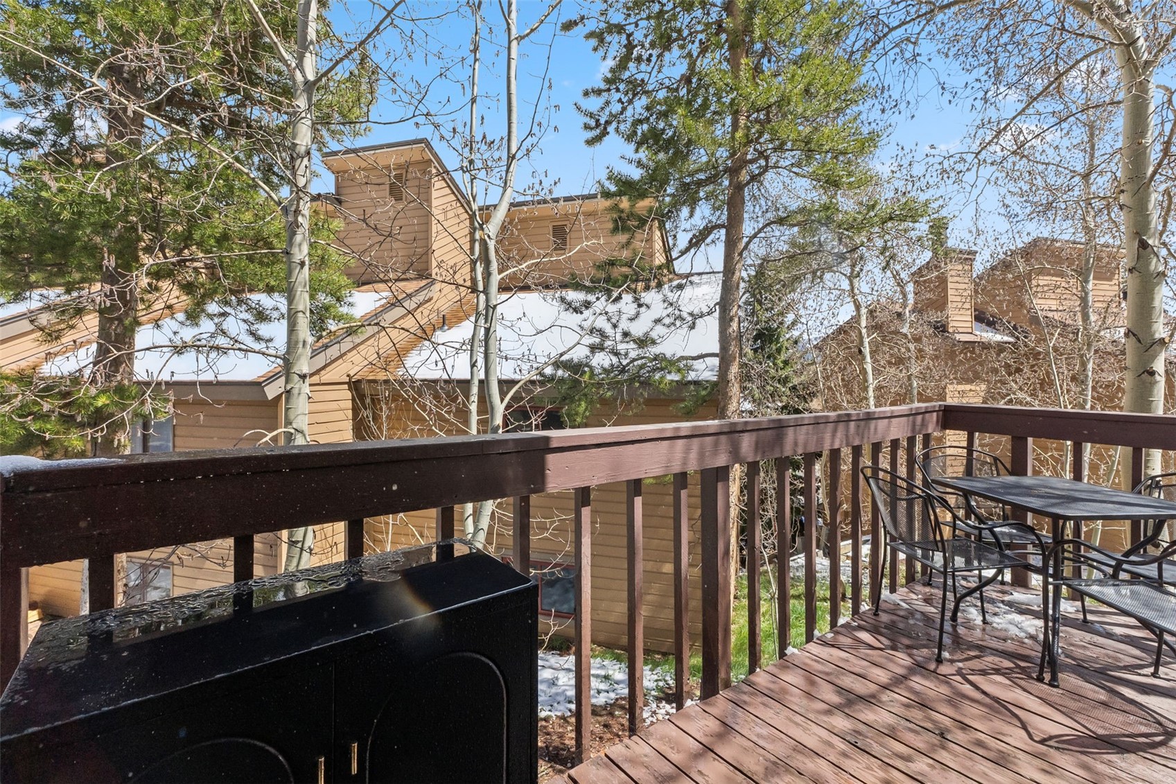 6920 Ryan Gulch Road, Unit 6920 Silverthorne, CO 80498 - Photo 36 of 48 Large Deck