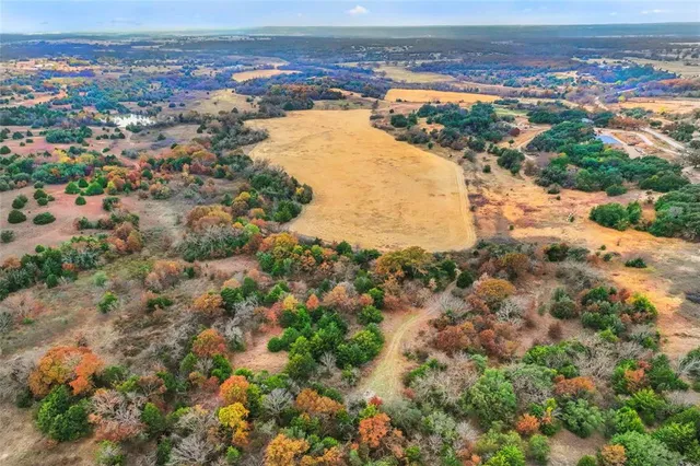an aerial view of a houses