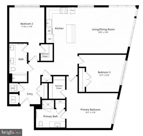 $3,625 | 4851 Ellin Road, Unit 467, Hyattsville, MD 20784