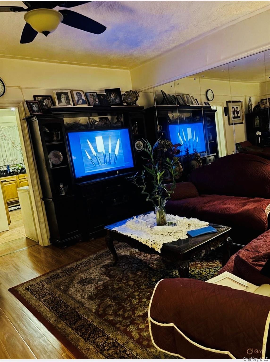 715 Rosedale Avenue Bronx, NY 10473 - Photo 2 of 11 a living room with furniture and a fireplace
