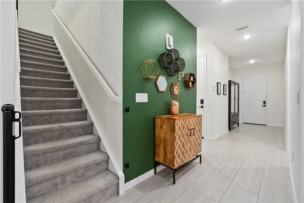 a view of entryway and hall