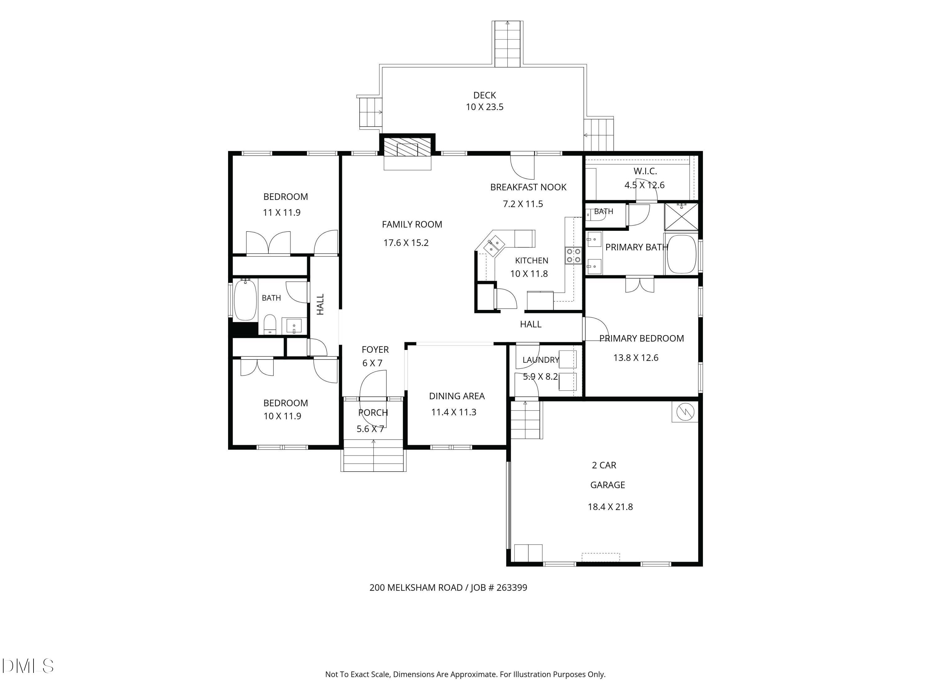 200 Melksham Road Wake Forest, NC 27587 - Photo 33 of 44 200 Melksham sketch_Page_1