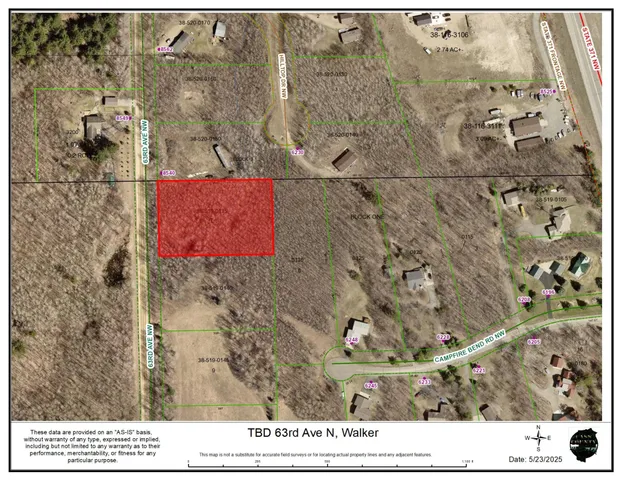 $34,900 | Tbd 63rd Avenue Northwest, Walker, MN 56484