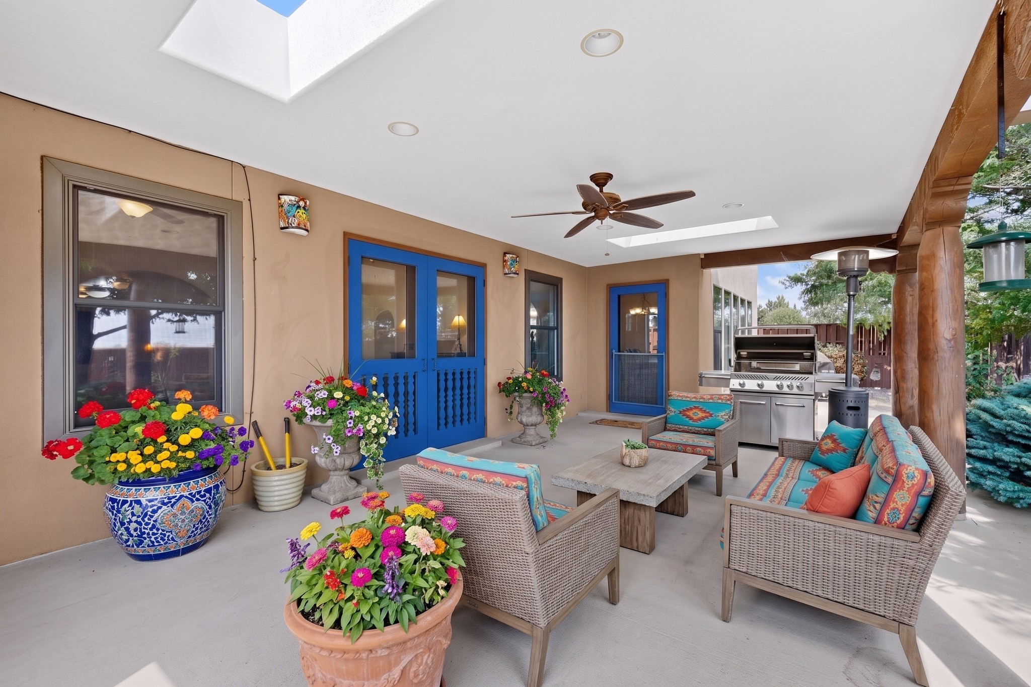 39 Cuesta Road Santa Fe, NM 87508 - Photo 45 of 70 Rear portal