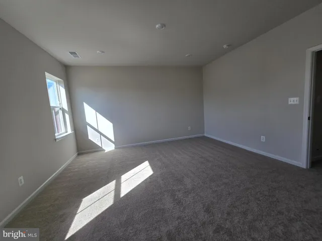 view of a room with door