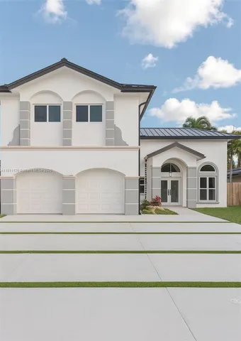 a view of a house with a balcony