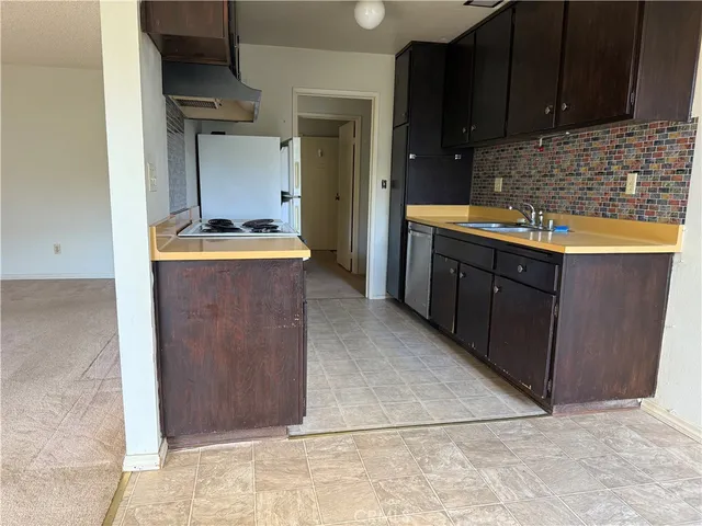 a view of balcony with wooden floor