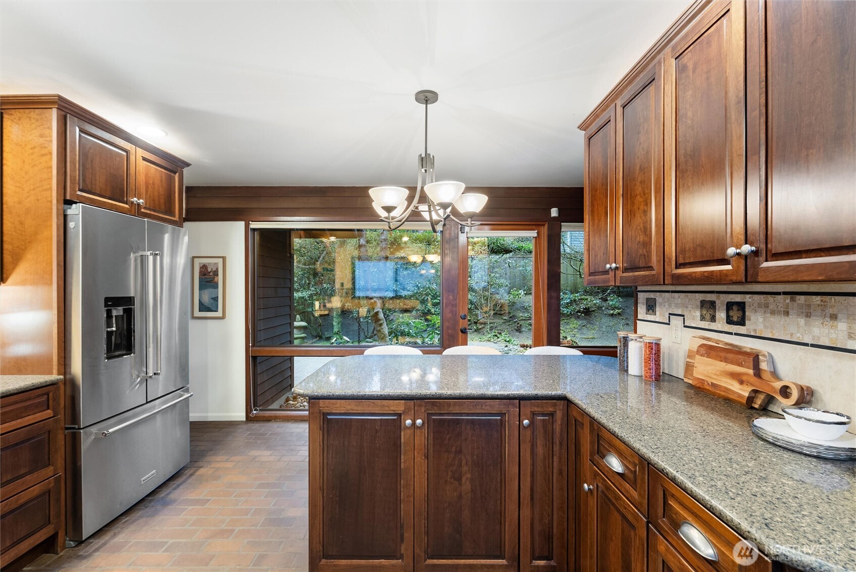 6920 160th Street Southwest Edmonds, WA 98026 - Photo 15 of 40 a kitchen with sink refrigerator and microwave