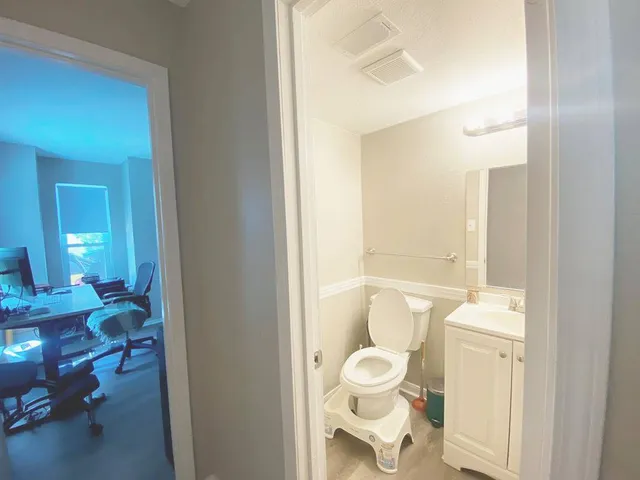 a view of an entryway with staircase