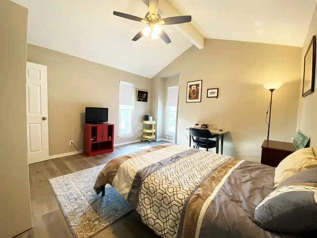 a view of backyard from window