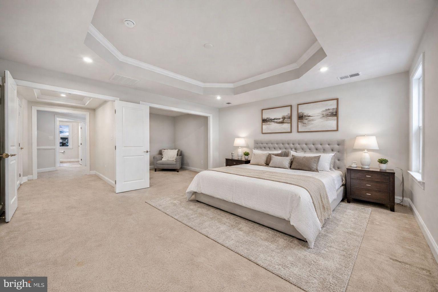 636 Quarry Point Road Malvern, PA 19355 - Photo 15 of 27 Master Bedroom with Sitting _Virtual Stages