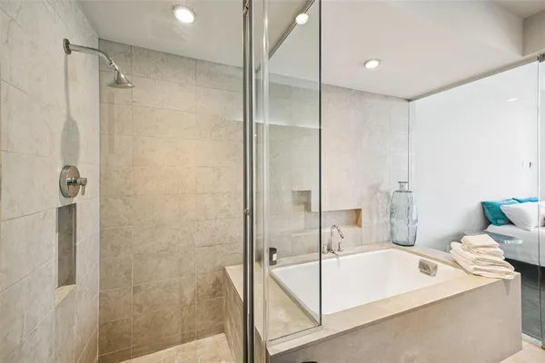 a picture of a city from a balcony