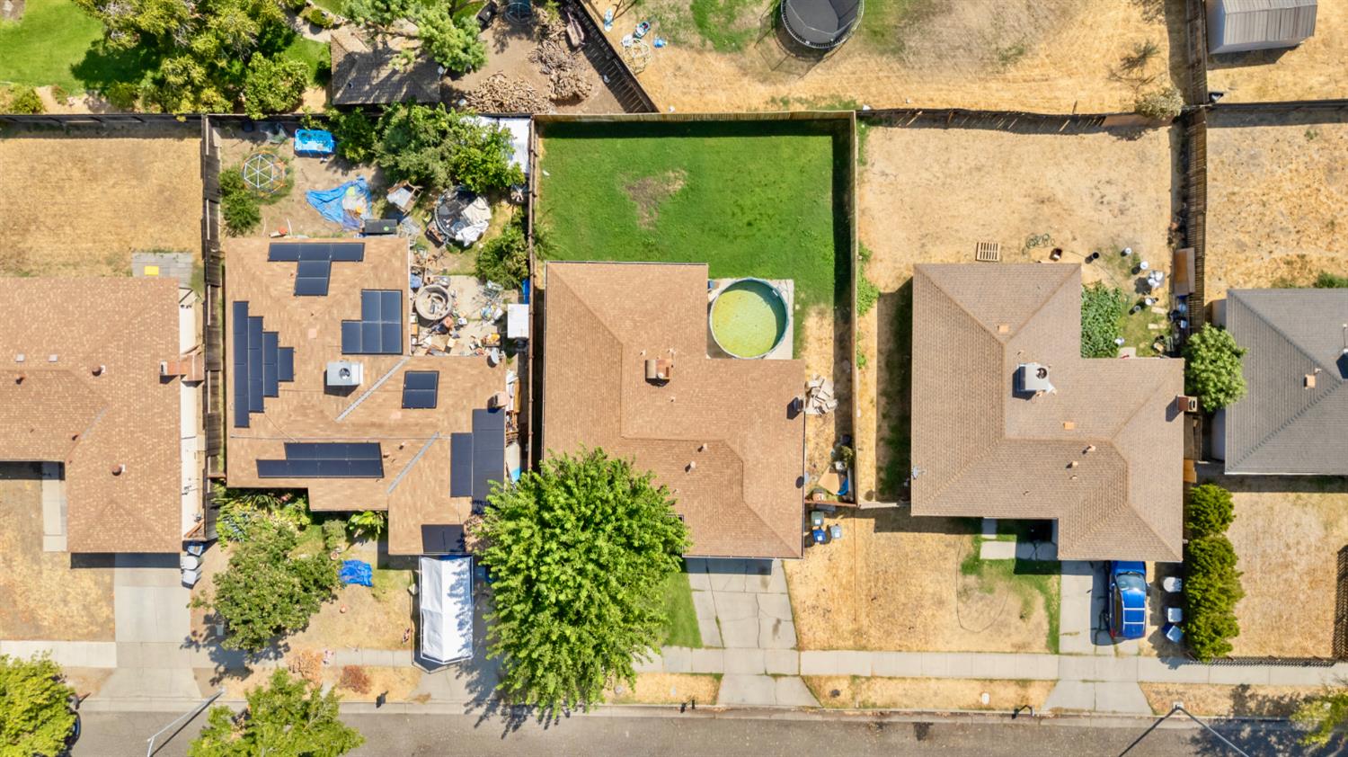 3280 Cheyenne Drive Merced, CA 95348 - Photo 17 of 17 aerial view of a house with a garden and plants