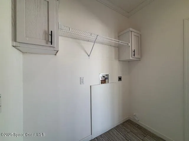 a view of storage and utility room with racks on the wall