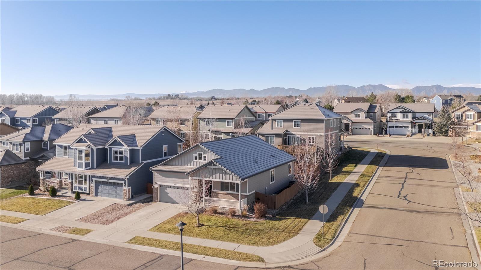 602 Mathews Way Erie, CO 80516 - Photo 44 of 50 an aerial view of a house