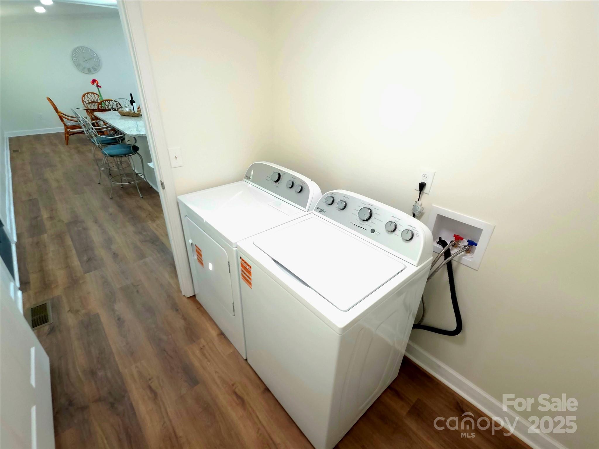 8225 Linwood-Southmont Road Lexington, NC 27292 - Photo 22 of 30 a utility room with dryer and washer