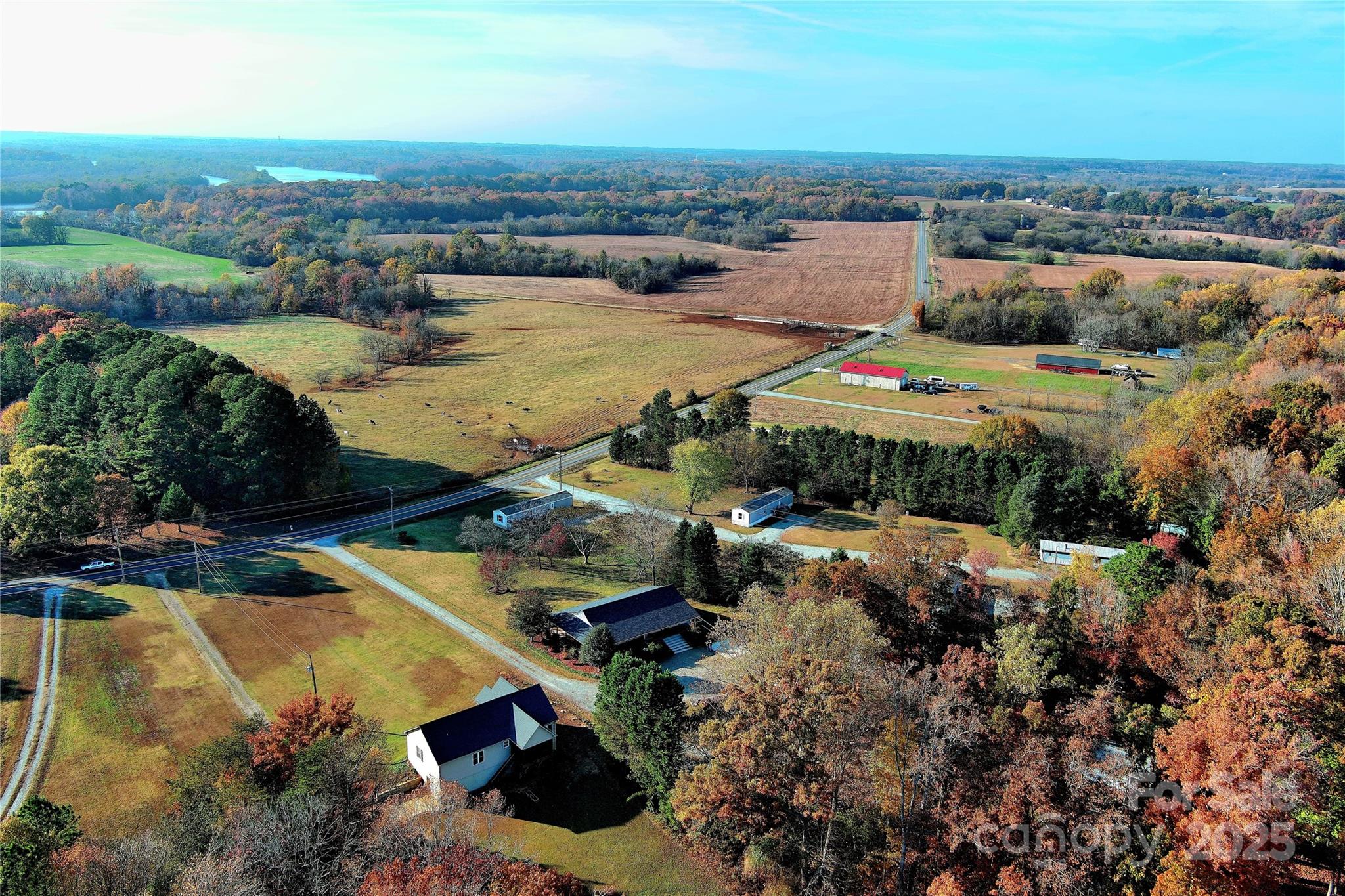 8225 Linwood-Southmont Road Lexington, NC 27292 - Photo 3 of 30 an aerial view of residential houses with outdoor space