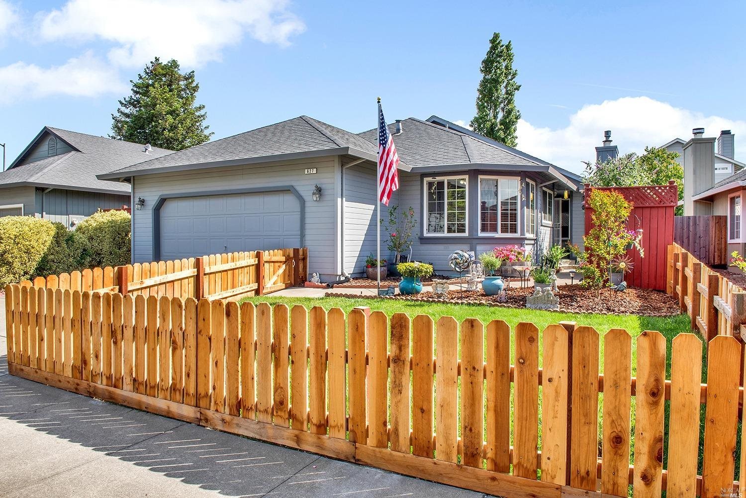 a front view of house with yard